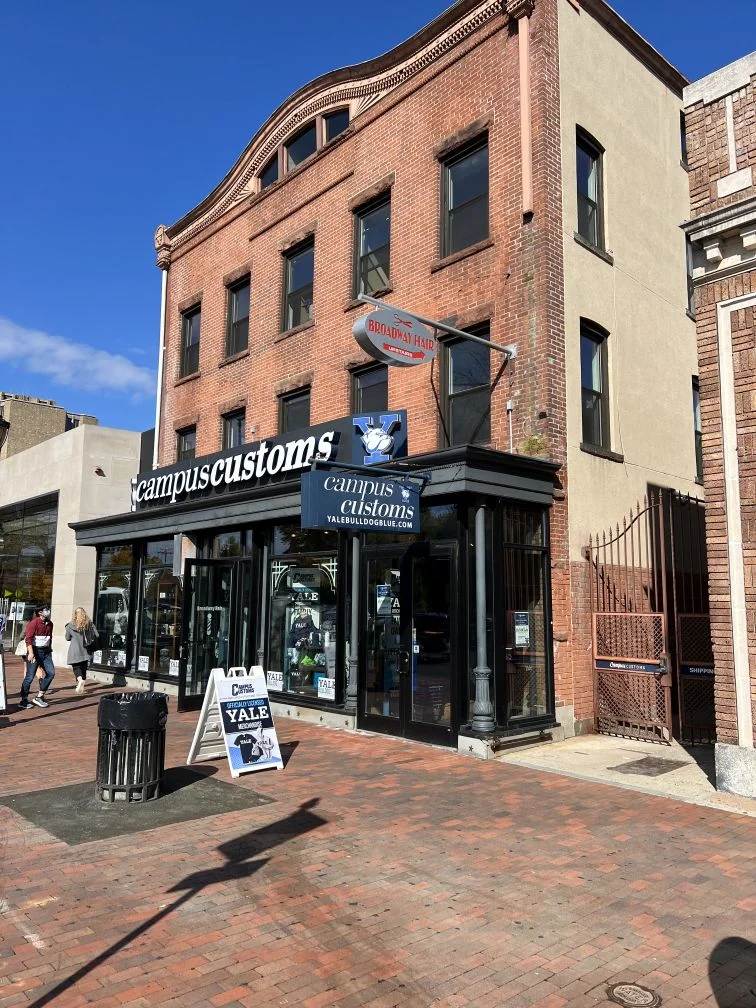 Campus customs storefront