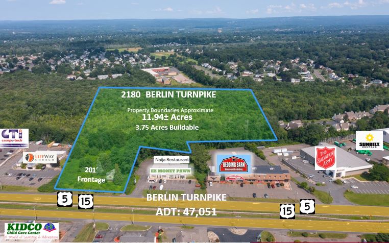 WILL BRAUN, O,R&L COMMERCIAL SELLS 11.94 ACRES | WETHERSFIELD/NEWINGTON 